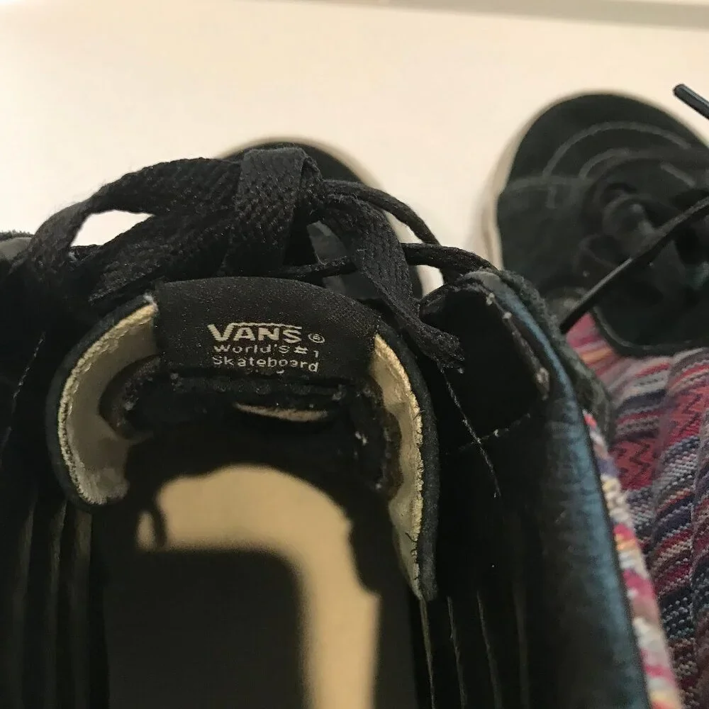 VANS UNISEX HI GUATE WEAVE SHOES SIZE MALE 10.5 FEMALE 12